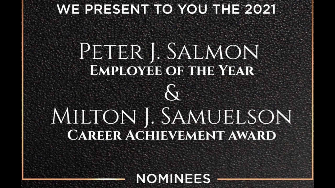 2021 Employees of the Year - YouTube