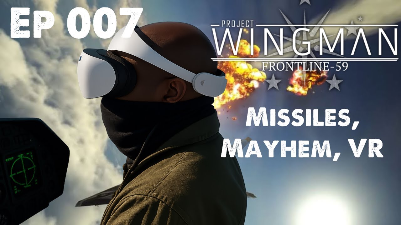 Flying in VR Feels INSANE (Project Wingman Frontline 59 PSVR2)