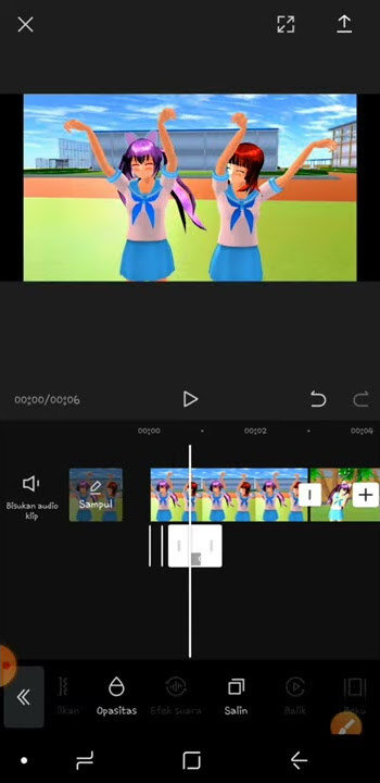 tutorial kedap kedip putih di cap cut☺✌