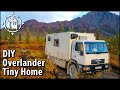 Overland tiny house is their full time home  world travel