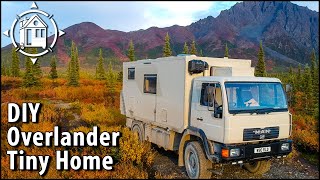 They turned a snowplow into a Overlander 4x4 Tiny House?!