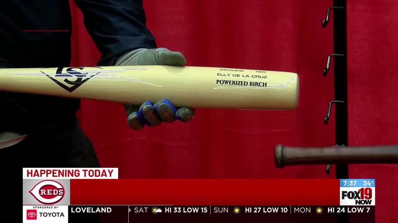 How bats are made at Cincinnati Redsfest