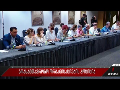 არასამთავრობო ორგანიზაციების პოზიცია