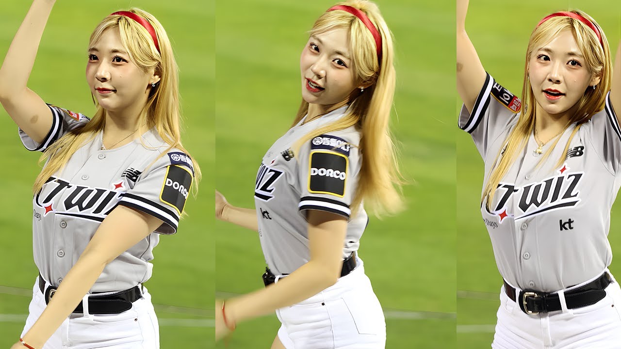 [4k] kt천사 조예린의 부드러우면서도 나긋나긋한 율동~ 사랑스럽긔! | CHO Ye-Rin CheerLeader (24.05 ...