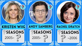 Comparison: SNL All Cast Members Ranked By Amount of Seasons