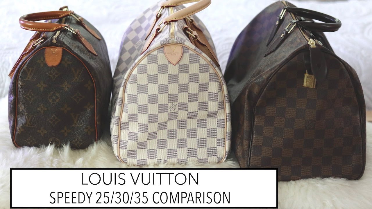 Louis Vuitton Speedy 25, 30 and 35: A quick comparison review