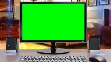 Free Green Screen Computer || Animated beautiful video frame || provided by Abrar Hussain