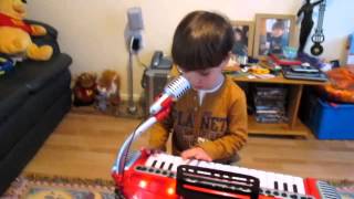 Abc Learning English Vocal Piano With Anthony Babich-West 4 Years Old Boy