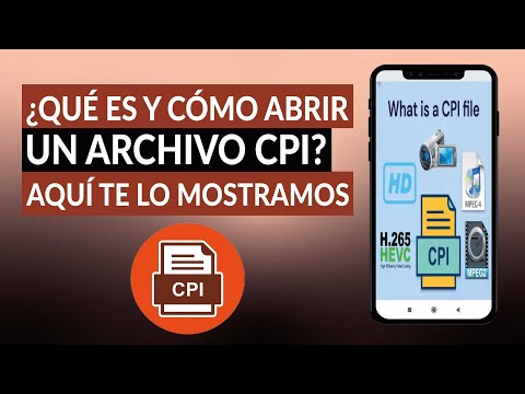 ¿Qué es y cómo abrir un archivo CPI? Aquí te lo mostramos