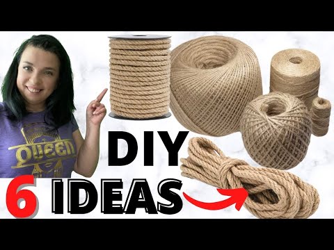 6 Amazing Ideas from Jute Twine for Everyday, Jute Rope Craft Ideas