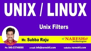 Unix Filters | UNIX Tutorial | Mr. Subba Raju screenshot 5