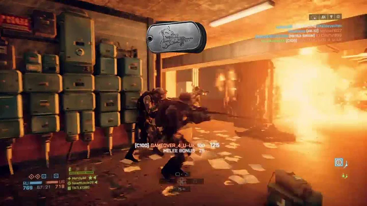 Melee Kills - Battlefield 4 - Behind enemy lines