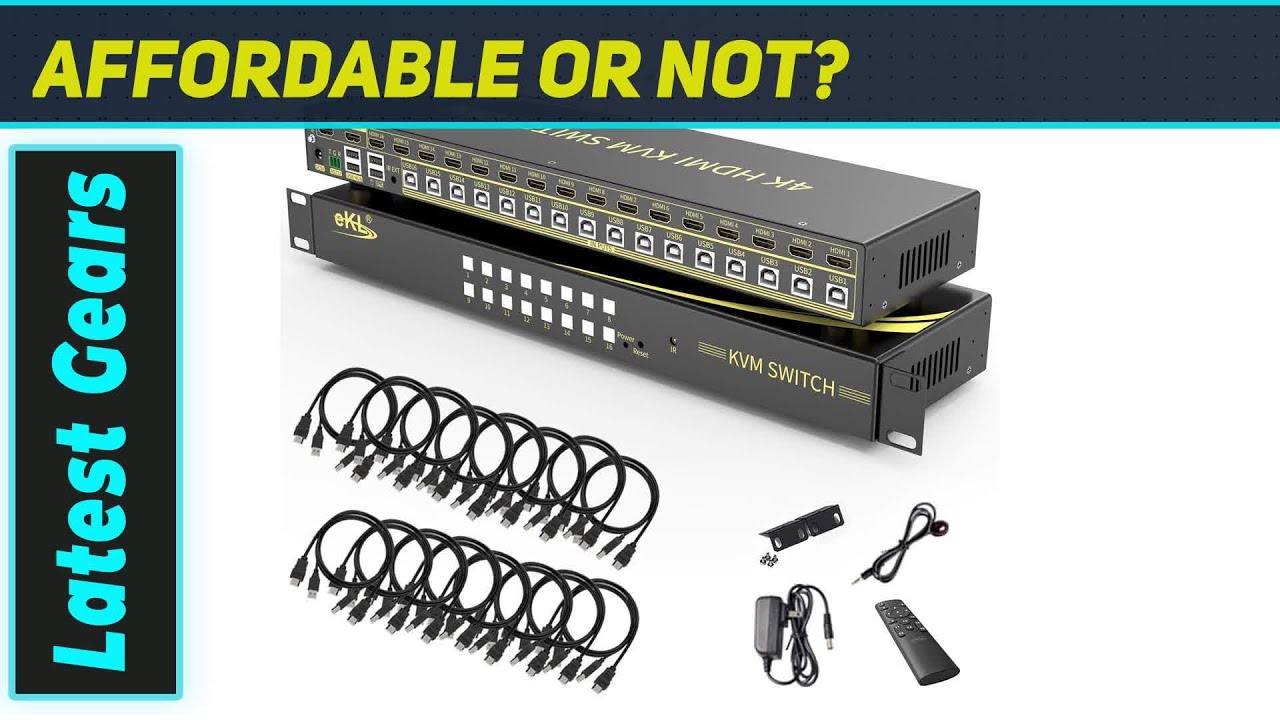 eKL 16 Port HDMI KVM Switch: The Ultimate Control Center?
