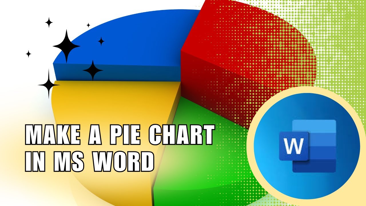 💲 GUIDE: How to make A Pie Chart in MS Word | Tutorial - YouTube
