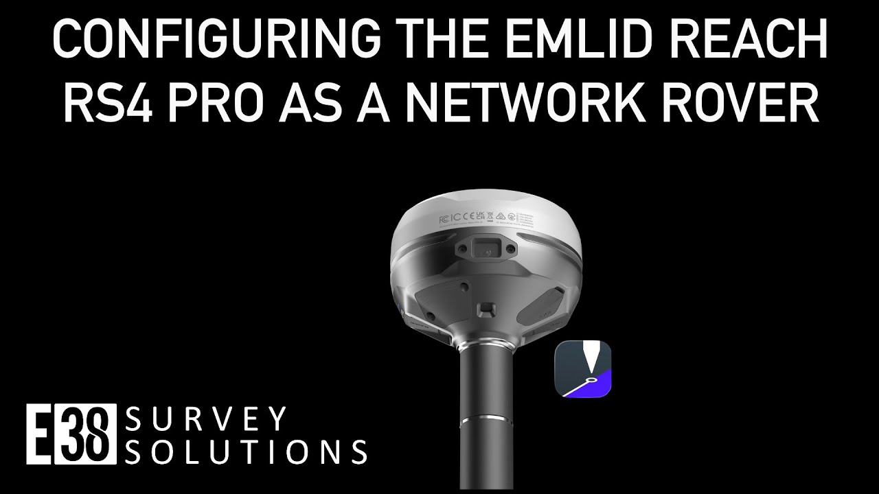 Emlid R4 Rover Configuring the Emlid Reach RS4 Pro as a Network Rover - YouTube