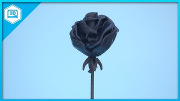 Deadly Rose #3DPrinting #Timelapse @adafruit #adafruit