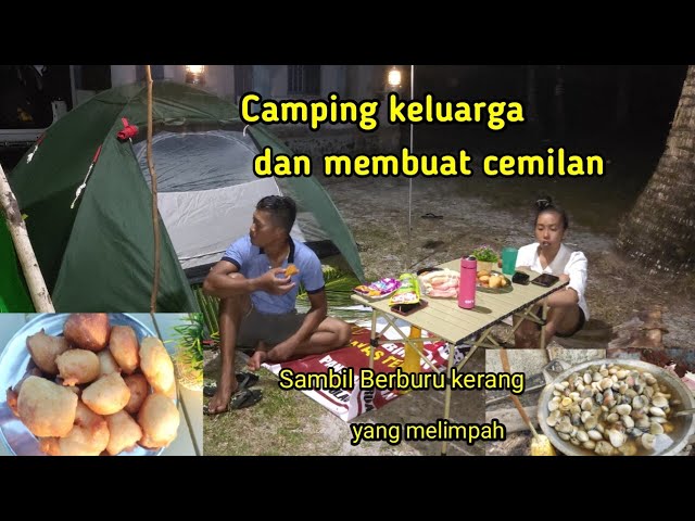 Camping Keluarga di tepi pantai Kelarik Utara sepadal | geratis sambil berburu kerang | NATUNA class=