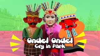 Cartoon Ondel Ondel Cry In Park English Version