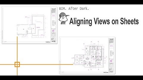 Revit Tutorial - Align Views on Sheets (Tips and Tricks)