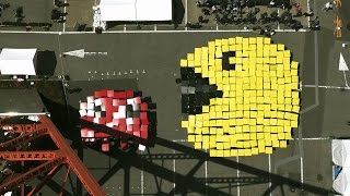 パックマン怒る？生みの親も登場！パックマン35周年アニバーサリー映像＆映画「ピクセル」予告編　#Pixels　#movie