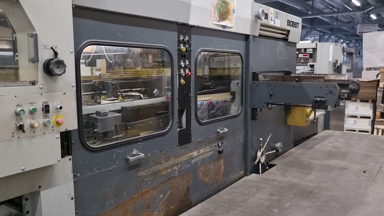 Die cutting machine Bobst SP 130 ER (1987)