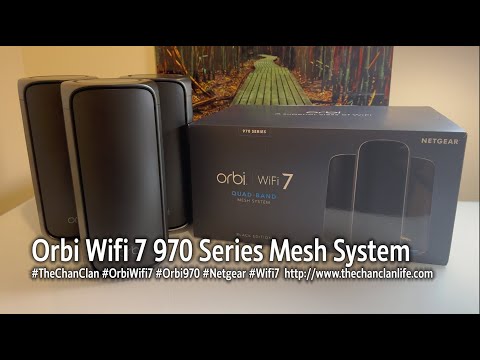 Tech Talk: Orbi Wifi 7 970 Series Quad-Band Mesh System Unboxing RBE973SB