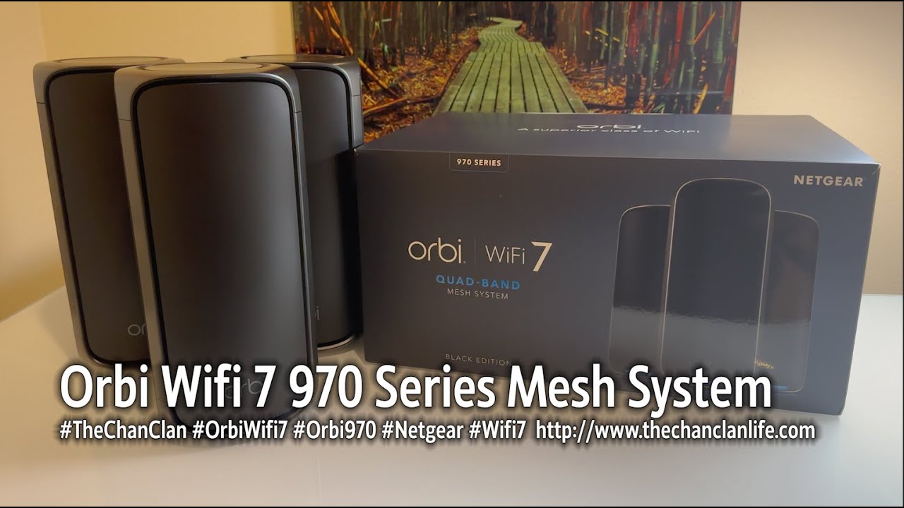Tech Talk: Orbi Wifi 7 970 Series Quad-Band Mesh System Unboxing RBE973SB 