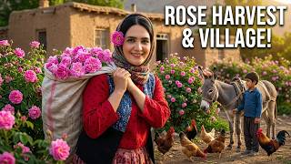 Cozy Spring Day In An Iranian Mountain Clay Home: Traditional Cooking &amp; Rose Picking