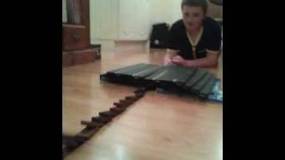 Video Thumbnail for my amazing domino video 999 999