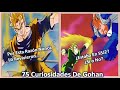 75 Curiosidades De Gohan Que Seguramente No Sabías | Dragon Ball/Super/Z