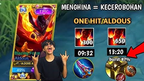 BUILD ALDOUS TERSAKIT 2025!! TOP GLOBAL ALDOUS KONOHA | BUILD MARKOCOP ALDOUS GAMEPLAY - MLBB