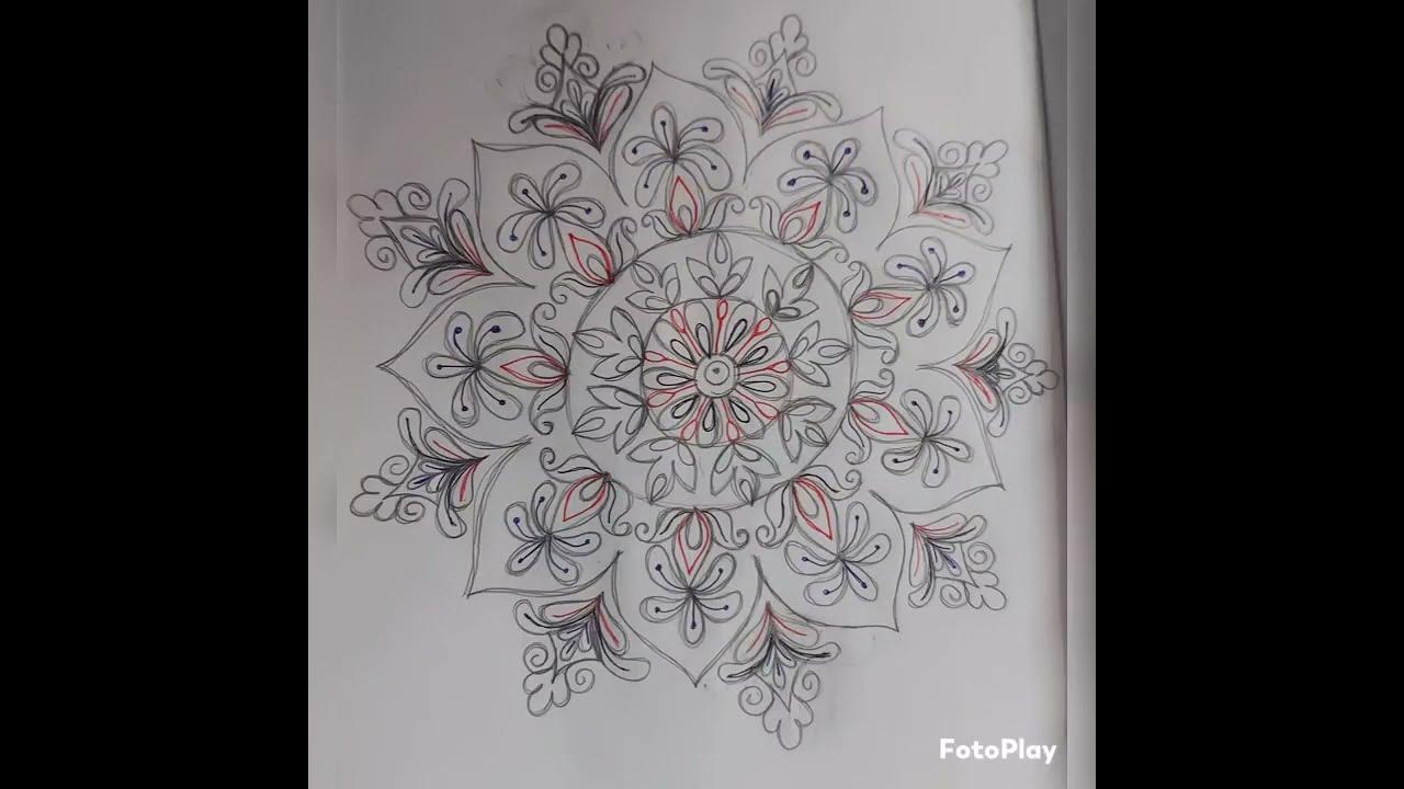 #New year 2023 designs &amp; 14-2-2 dotted kolam# - YouTube