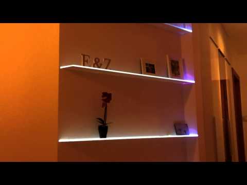 Home automation fun: led shelf equalizer