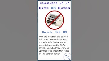 Commodore SX-64 - Quick Bits 09