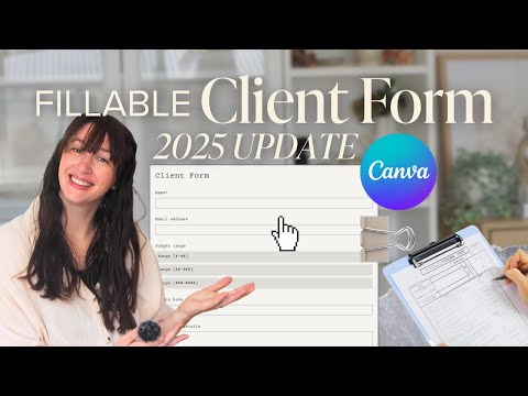 Create Sharable Fillable Client Forms Easily with Canva 2025 UPDATE