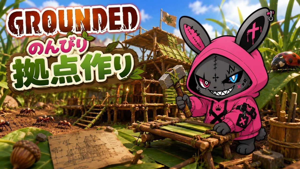 拠点をのんびり改良します #grounded #ゲーム実況