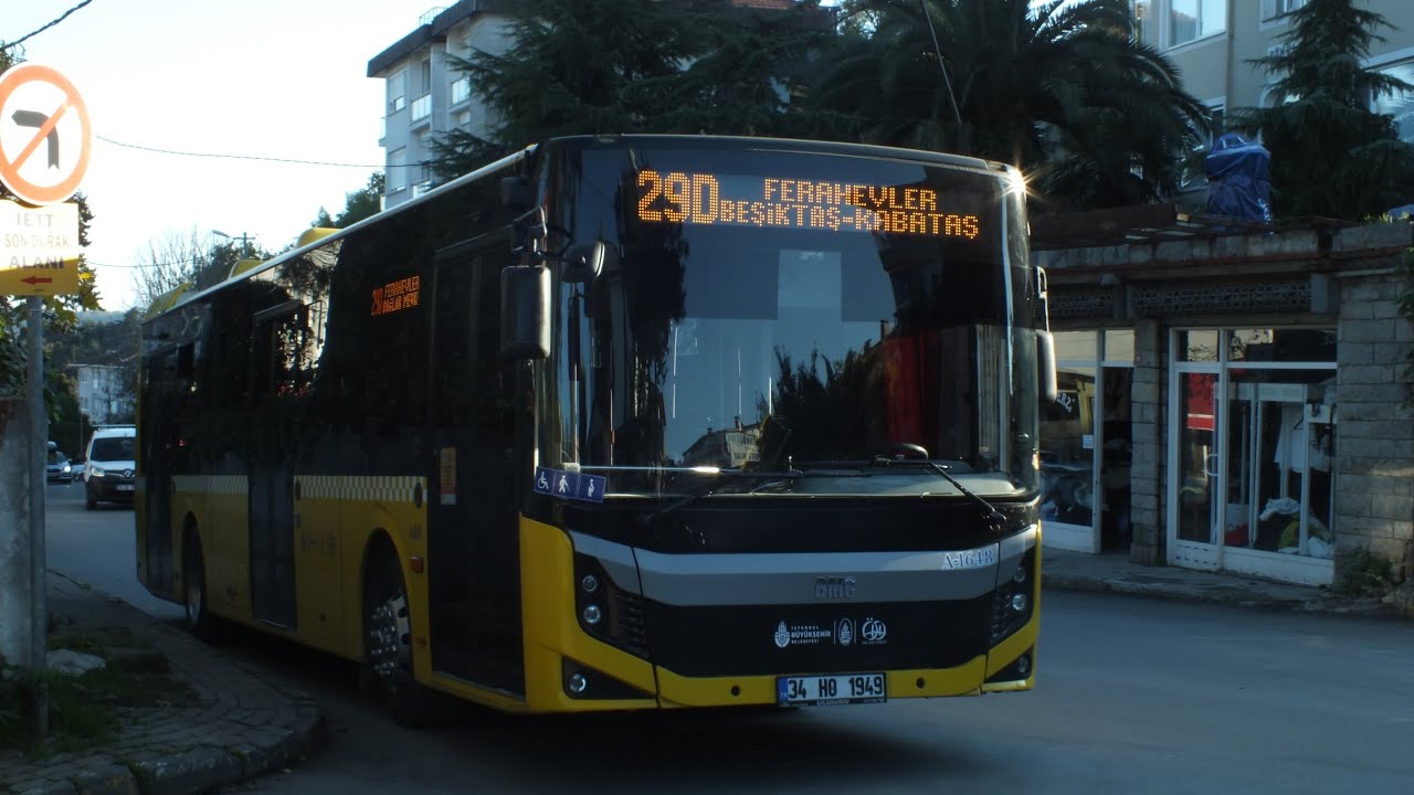İstanbul Özel Halk Otobüsü BMC Procity (A-1648) İle 29D Hattında Yolculuk