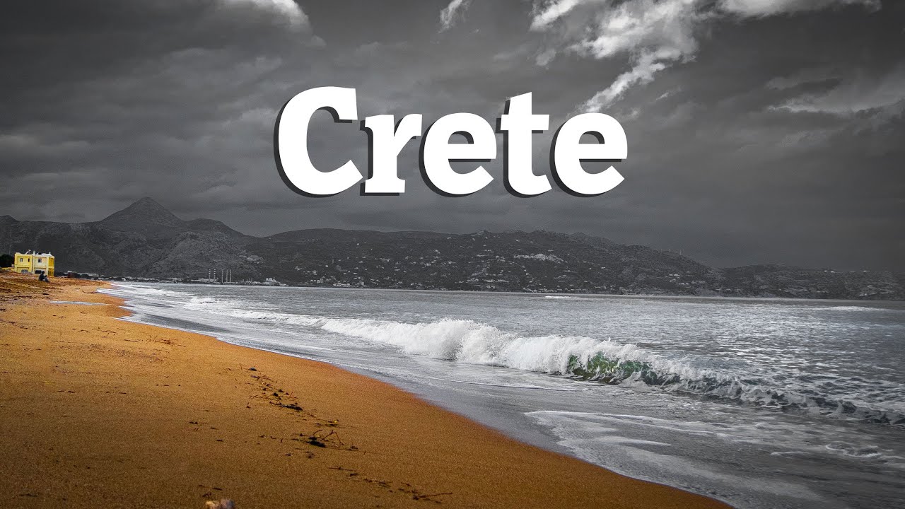 КРИТ, ГРЕЦИЯ, Самые красивые пейзажи острова Крит, 4K UHD