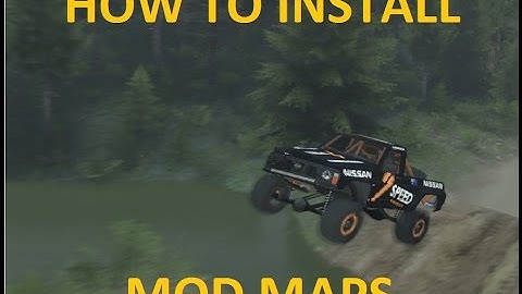 how to install mod maps in spintires