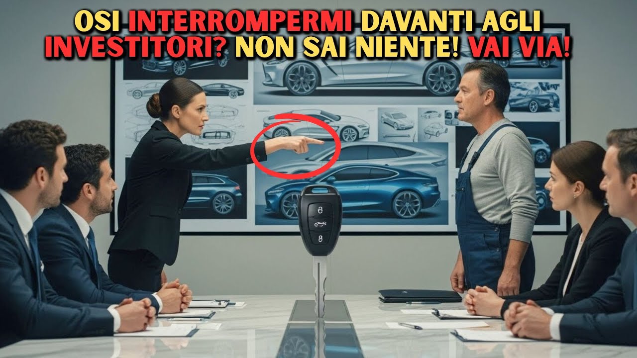 “Non Sai Nulla di Auto”—La CEO lo umiliò pubblicamente, ma lui fece un gesto che bloccò tutto in 6..