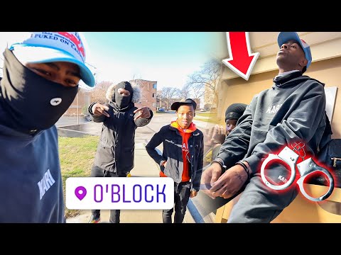 WE  GOT ARRESTED IN O'BLOCK CHICAGO !! 😳👮🏻‍♂️