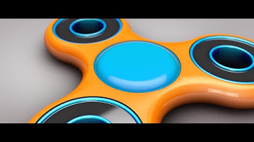 Fidget Spinner 3D Model Cinema 4D_after effect Template
