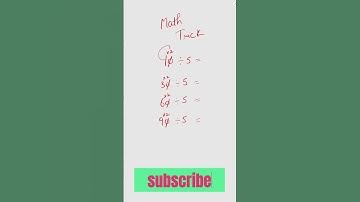 Division Tips and Tricks | Easy Division Tricks for Large and Small Numbers 😎