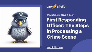 First Responding Officer: The Steps in Processing a Crime Scene - Essay Example
