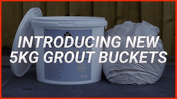 NEW FUGA-PAVE 5kg Grout Buckets | Tilers Tools