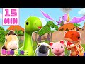 Old MacDonald | Dinosaurs + More Kids Songs | Bubbles - Nursery Rhymes