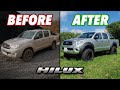 Toyota hilux full detail restoration  modification timelapse in 15 minutes