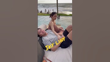 Rizky Febian&mahalini lagi liburan bareng di bali😍😍#mahalini #rizkyfebian