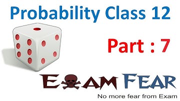 Maths Probability part 7 (Example : Conditional Probability) CBSE Mathematics XII 12