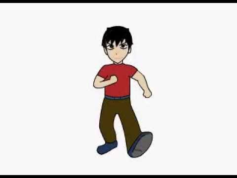  animasi  Clean Up berjalan  ke depan YouTube